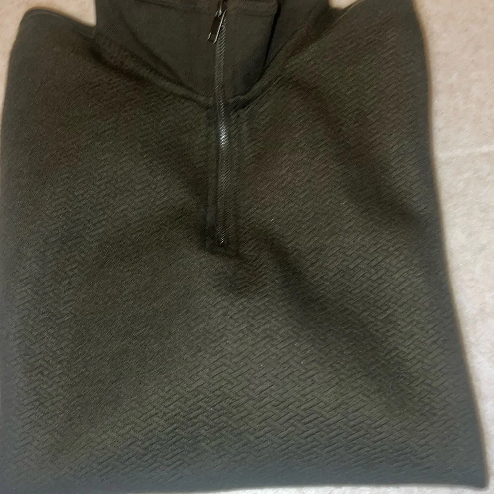 Men's Forest Green Zip-Up Sweater‎